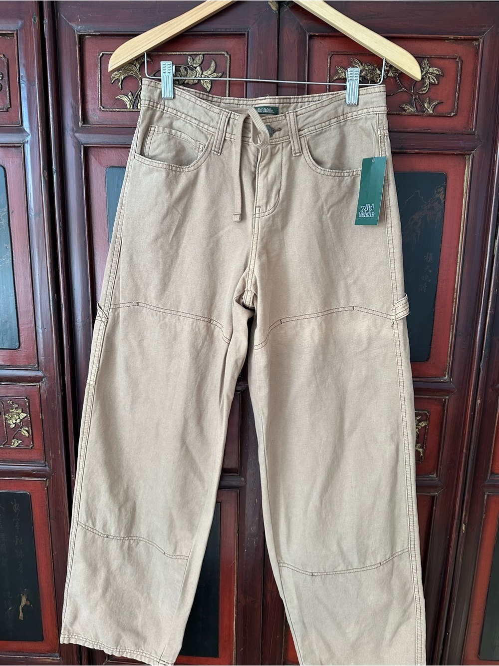 Wild Fable Khaki Barrel Utility Pants